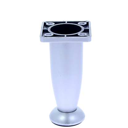 Picior conic Pongo reglabil din plastic H100, satinat (4 buc)