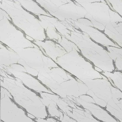 Splashback compact laminat CORELINE alb Versilia / alb Fontia miez negru, 4300 x 615 x 4 mm