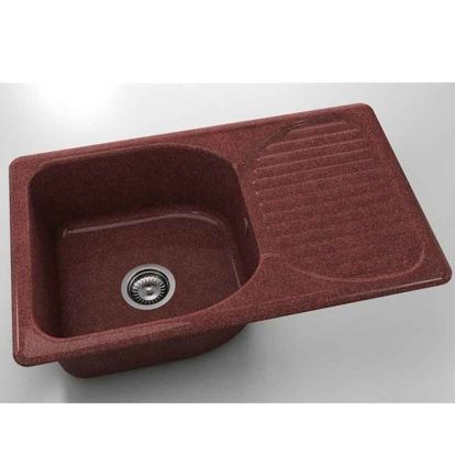 Chiuveta cu blat dreapta/stanga Fat Classic 80 x 49 cm, brick wall 939