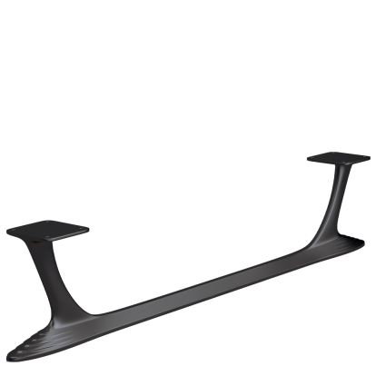 Picior sofa Havana din aluminiu tip sanie H160 L850 mm, negru mat