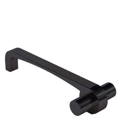 Maner din zamac Niva 128 mm, negru mat