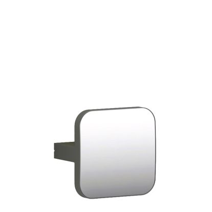 Buton din aluminiu Flow Beta, crom