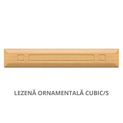 Lezenă ornamentală CUBIC/R3