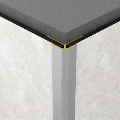 PROFIL AL COLT EXTERIOR NEGRU ROCKO TILES 2800 MM