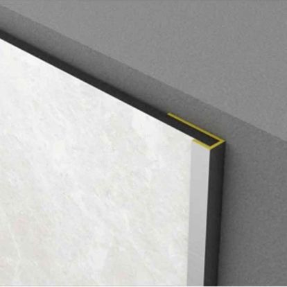 PROFIL AL TIP C NEGRU ROCKO TILES 2800 M