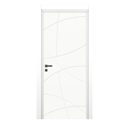 Set usa MDF interior Alize VDA 100, 800 x 1980 mm, alba, stanga