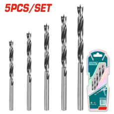 Set burghie Total pentru lemn 3 x 61mm; 4 x 75mm; 5 x 86mm; 6 x 93mm; 8 x 117mm