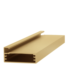 Profil din aluminiu lat pentru sticla SM1002A, 3 ml, auriu