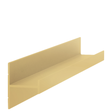 Profil aluminiu auriu pentru imbinare pal tip H asimetric 30x9, 2.5 ml