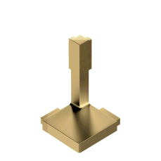 Coltar exterior pentru profil aluminiu auriu tip L Gola orizontal 2675 A