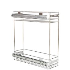 Cos Jolly Standard 100x450, culisare laterala cu glisiera cu bile, corp de 150 mm, crom