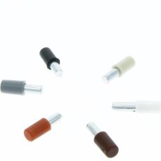 Suport din metal pentru polita cu manson din plastic, bej