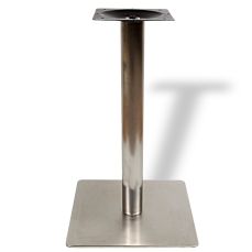 Picior masă central Alvin din inox cu baza pătrată H720XD76