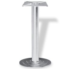 Picior masă central Thier din oțel cu baza rotundă H720xD76, satinat