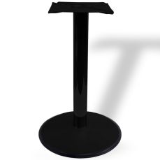 Picior masă central Thomas din oțel cu baza rotundă H720XD76, negru