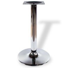 Picior masă central Tom din oțel cu baza rotundă H720XD76, crom