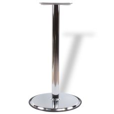 Picior masă central Tony din oțel cu baza rotundă H1100XD76, crom