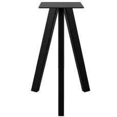 Picior masă central Tripod din oțel cu 3 brațe H720x60x40, negru