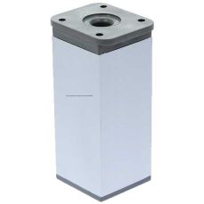 Picior patrat Piedro din aluminiu H70x40x40, satinat