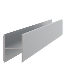 Profil din aluminiu pentru imbinare pal tip H 2.5 ml, inox