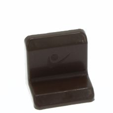 Demontabil din metal tip L cu mască din plastic, maro