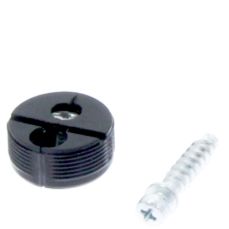 Demontabil rotund negru