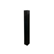 Picior masa patrat Devon din aluminiu H710x80x80, negru