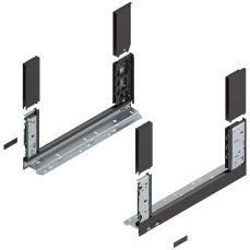 Laterala sertar LEGRABOX FREE 780C4002 stanga+dreapta, negru