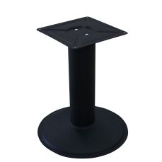 Picior central Goliath din oțel cu baza rotundă H720xD168, negru