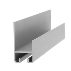 Profil din aluminiu inferior pentru sticla sistem PKM80-001, 3 ml