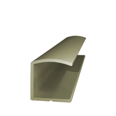Profil din aluminiu pentru usi tip U 2.5 ml, sampanie
