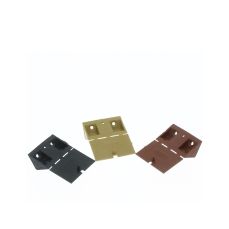 Coltar din plastic triunghiular, stejar cu capac (50 buc)