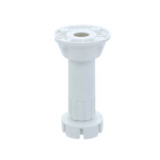 Picior bucatarie economic reglabil din plastic H100, alb (12 buc)