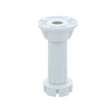 Picior bucatarie economic reglabil din plastic H120, alb (4 buc)