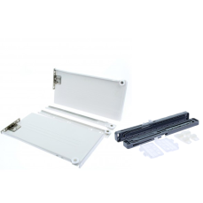 Set sertar metalic cu amortizor HDD H150 L300, alb