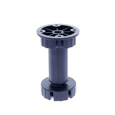 Picior bucatarie Italia reglabil din plastic H100, negru (30 buc)