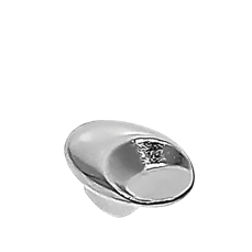 Buton din zamac Eroll 38237.04, crom