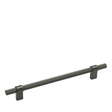 Maner din aluminiu System Antino 128 mm, nichel negru lucios