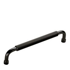 Maner din aluminiu System Naldo 160 mm, negru