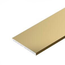 Plinta din plastic cu folie aluminiu H150, 3.9 ml, auriu