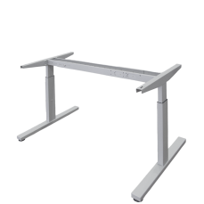 Picior birou Hereford extensibil cu reglaj pe înălțime H620-820, satinat