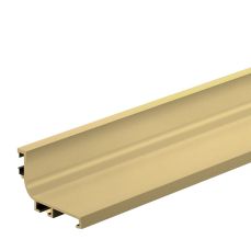Profil din aluminiu tip L Gola orizontal 4.2 ml, auriu
