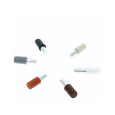 Suport din metal cu manson din plastic pentru polita, bej (50 buc)