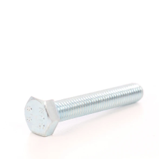 Șurub cu cap hexagonal, M27x90 industrial 10.9 DIN 933 zincat alb (10 buc)