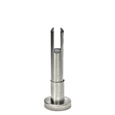 Picior din aluminiu pentru compact HPL H100, inox