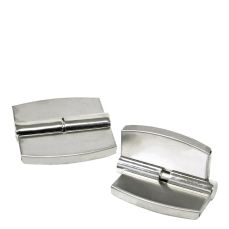 Balama din aluminiu dreapta pentru usi compact HPL, inox