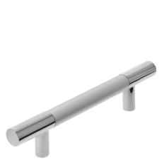 Maner bara din aluminiu Ebbot 128 mm, capete crom
