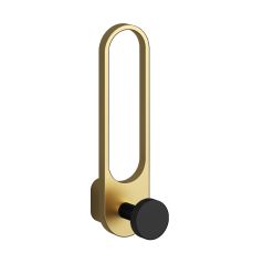 Cuier Fusion auriu+negru din metal
