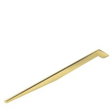 Maner din aluminiu Mimoza 128 mm, auriu lucios