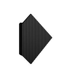 Maner din aluminiu Costa 064 mm, negru mat